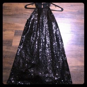 Sequin A line mini dress